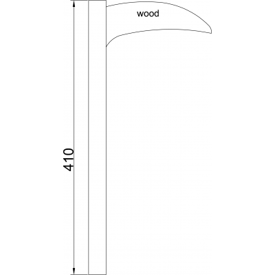 Wooden Kama (410 (mm), BEECH) (Pair)