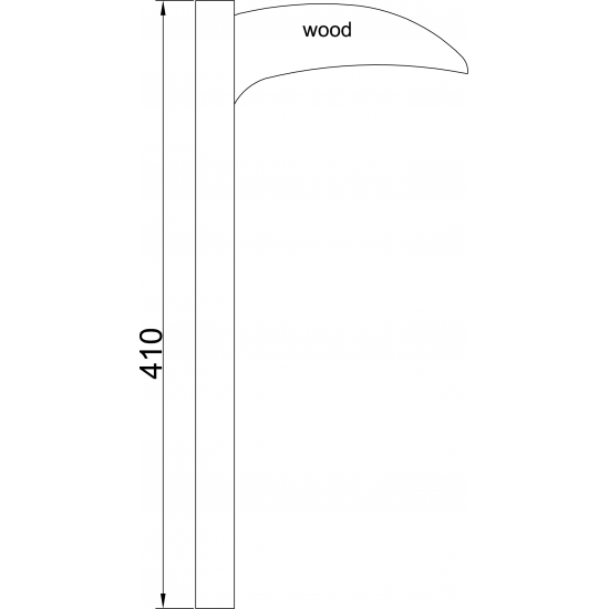 Wooden Kama (410 (mm), BEECH) (Pair)