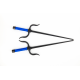 Manji Sai with handles, Iron (Octagonal, BLUE ROPE HANDLES) (Pair) Manji Sai with handles, Iron (Octagonal, BLUE ROPE HANDLES) (Pair)