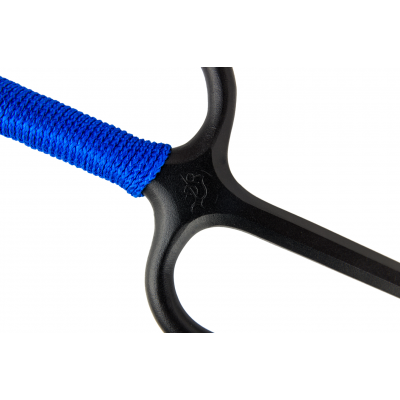 Manji Sai with handles, Iron (Octagonal, BLUE ROPE HANDLES) (Pair)