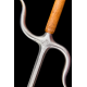 Manji Sai with handles, Stainless Steel ( Octagonal,WOODEN HANDLES) (Pair) Manji Sai with handles, Stainless Steel ( Octagonal,WOODEN HANDLES) (Pair)