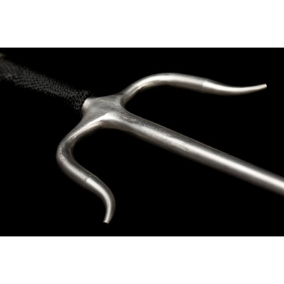 Sai Stainless Steel ( Round, BLACK ROPE HANDLES) (Pair)