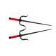 Sai Iron ( Octagonal, RED ROPE HANDLES) (Pair) Sai Iron ( Octagonal, RED ROPE HANDLES) (Pair)