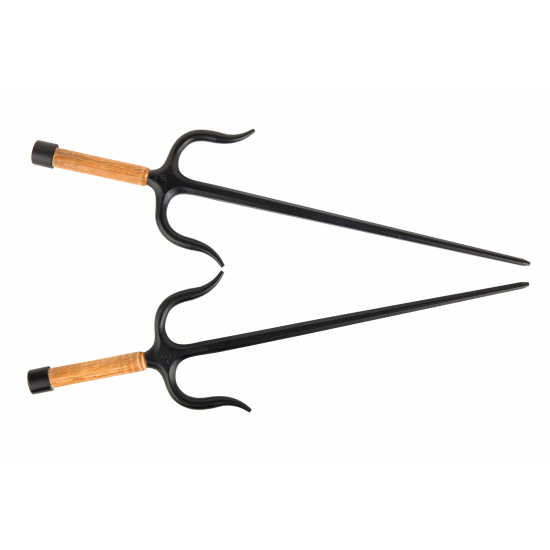 Sai Iron ( Octagonal, WOODEN HANDLES) (Pair) Sai Iron ( Octagonal, WOODEN HANDLES) (Pair)