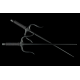 Sai Iron ( Round, BLACK ROPE HANDLES) (Pair) Sai Iron ( Round, BLACK ROPE HANDLES) (Pair)