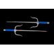 Sai Stainless Steel ( Octagonal, BLUE ROPE HANDLES) (Pair) Sai Stainless Steel ( Octagonal, BLUE ROPE HANDLES) (Pair)