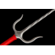 Sai of Fire S. Steel with red rope handles (Pair) Sai of Fire S. Steel with red rope handles (Pair)