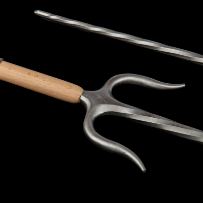 Sai of Fire S. Steel with wooden handles (Pair) Sai of Fire S. Steel with wooden handles (Pair)
