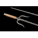 Sai of Fire S. Steel  with wooden handles (Pair)