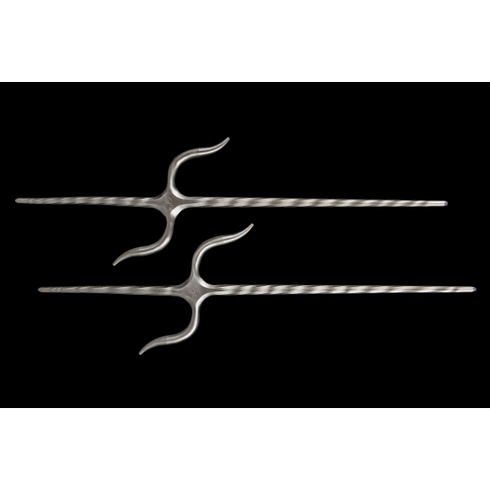 Manji sai of Fire (stainless steel 57 cm (pair) Manji sai of Fire (stainless steel 57 cm (pair)