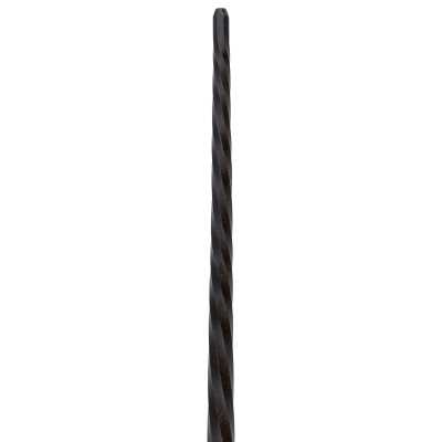 Sai of Fire Iron with black rope handles (Pair)