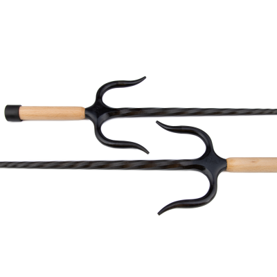 Sai of Fire Iron with wooden handles (Pair) Sai of Fire Iron with wooden handles (Pair)