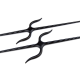 Manji sai of Fire wrought iron 52 cm (pair) Manji sai of Fire wrought iron 52 cm (pair)