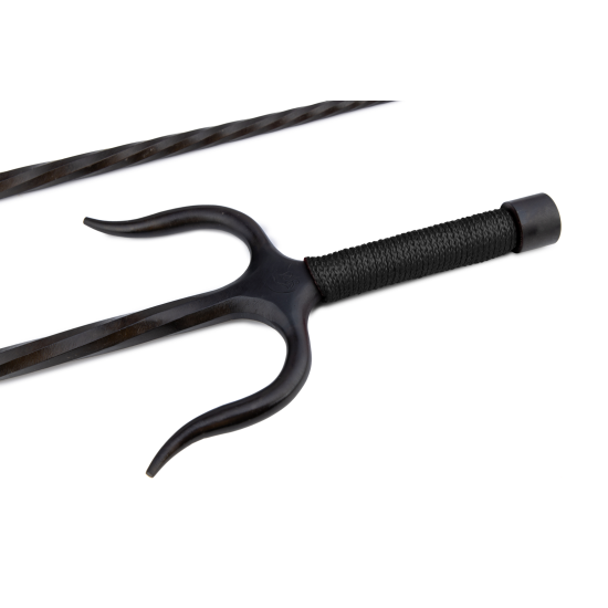 Sai of Fire Iron with black rope handles (Pair) Sai of Fire Iron with black rope handles (Pair)