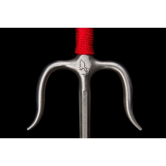 Shimbukan Sai S.Steel octagonal with red rope handles (pair) Shimbukan Sai S.Steel octagonal with red rope handles (pair)