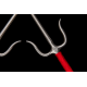 Shimbukan Sai S.Steel octagonal with red rope handles (pair) Shimbukan Sai S.Steel octagonal with red rope handles (pair)