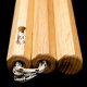 Octagonal Sansetsukon (OAK) with rope Octagonal Sansetsukon (OAK) with rope