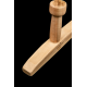 Shimbukan approved tonfa (oak) Shimbukan approved tonfa (oak)